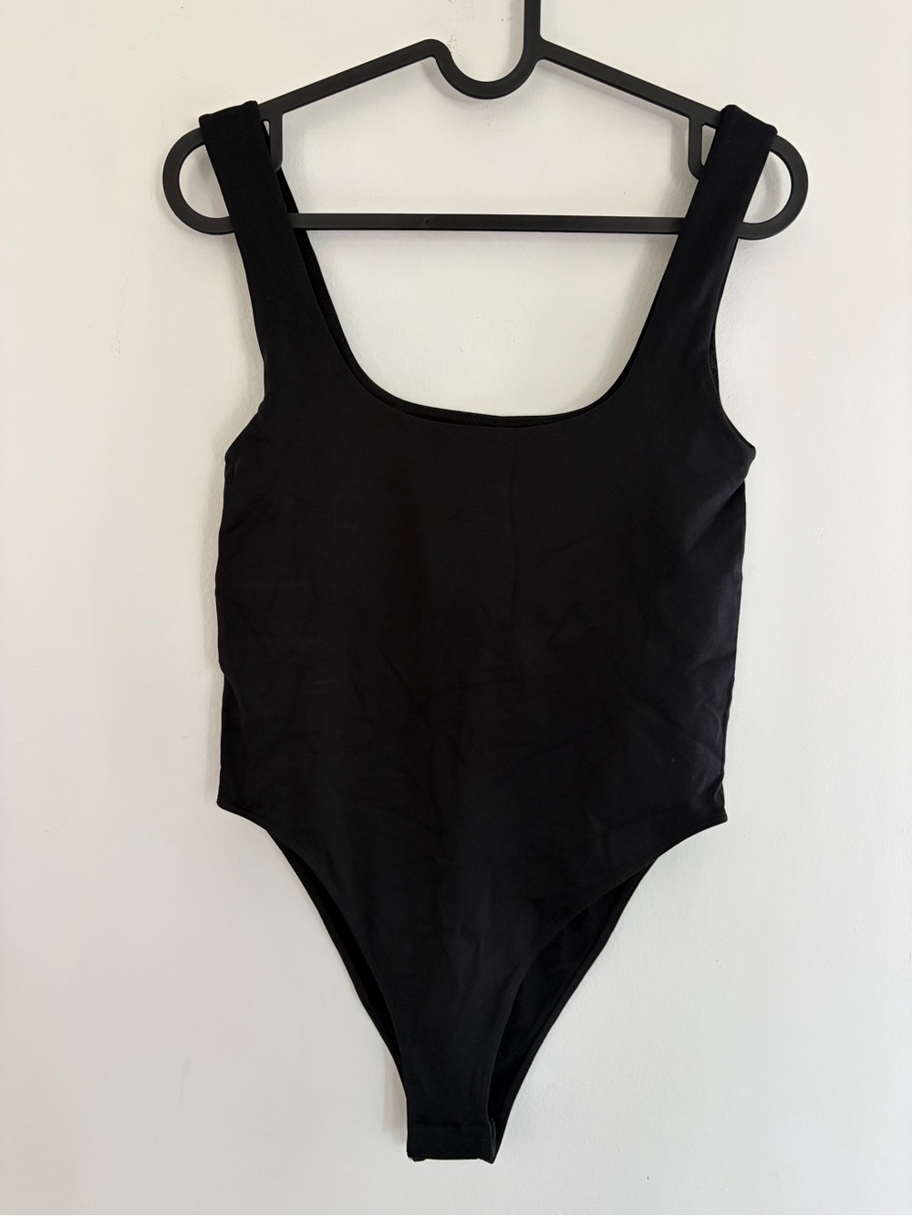 a new day Black Girls' One-Piece Swimsuit with Square Neck